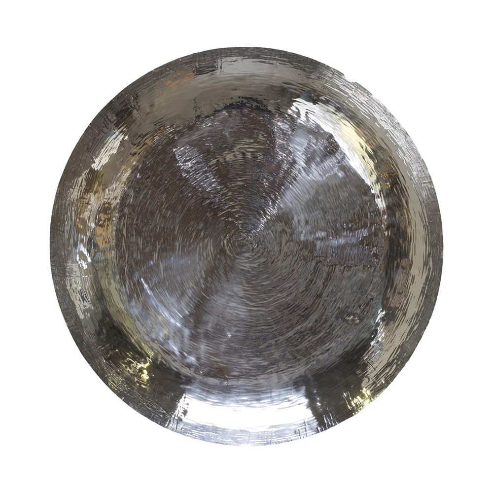 CIRCLE Schale rund, Grösse 4, XL, Ø 90cm, Edelstahl poliert, handgemacht, auch als Wandschale einsetzbar