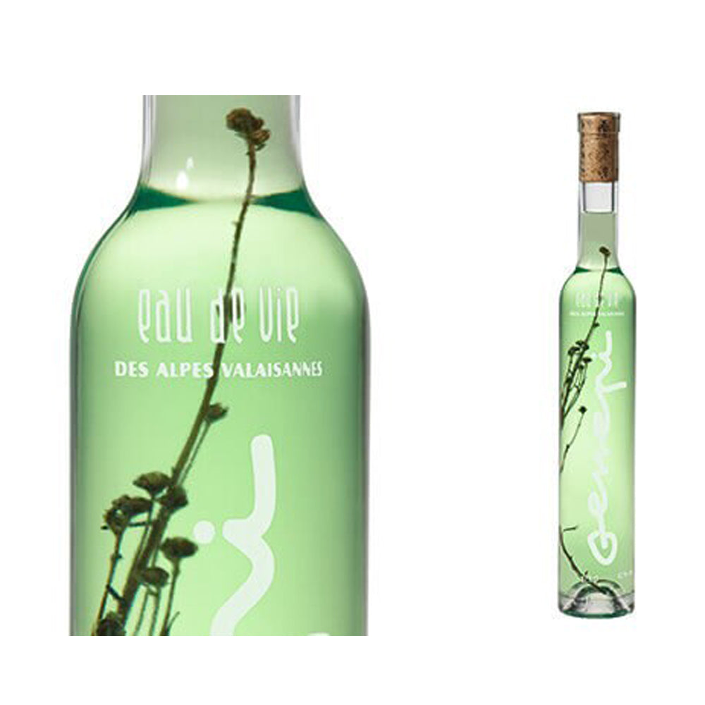 Genepi trocken 42% | Likör | 37.5 cl | Mit echten schweizer Kräutern in der Flasche
