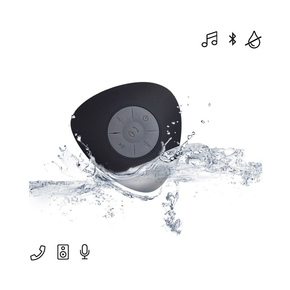 SplashDance Black | Spritzfester Bluetooth-Lautsprecher | Schwarz