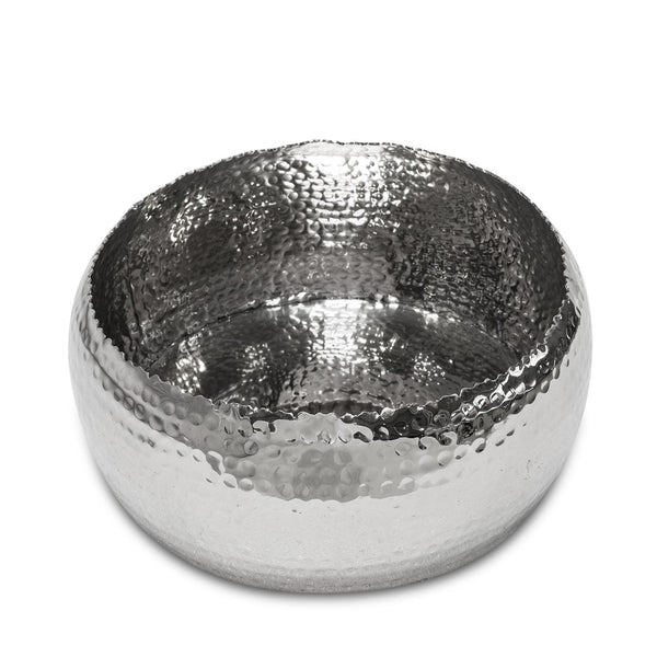 CIRCLE Schale rund, Grösse 3, L, Ø 31 x 13cm, handgemacht, Aluminium poliert