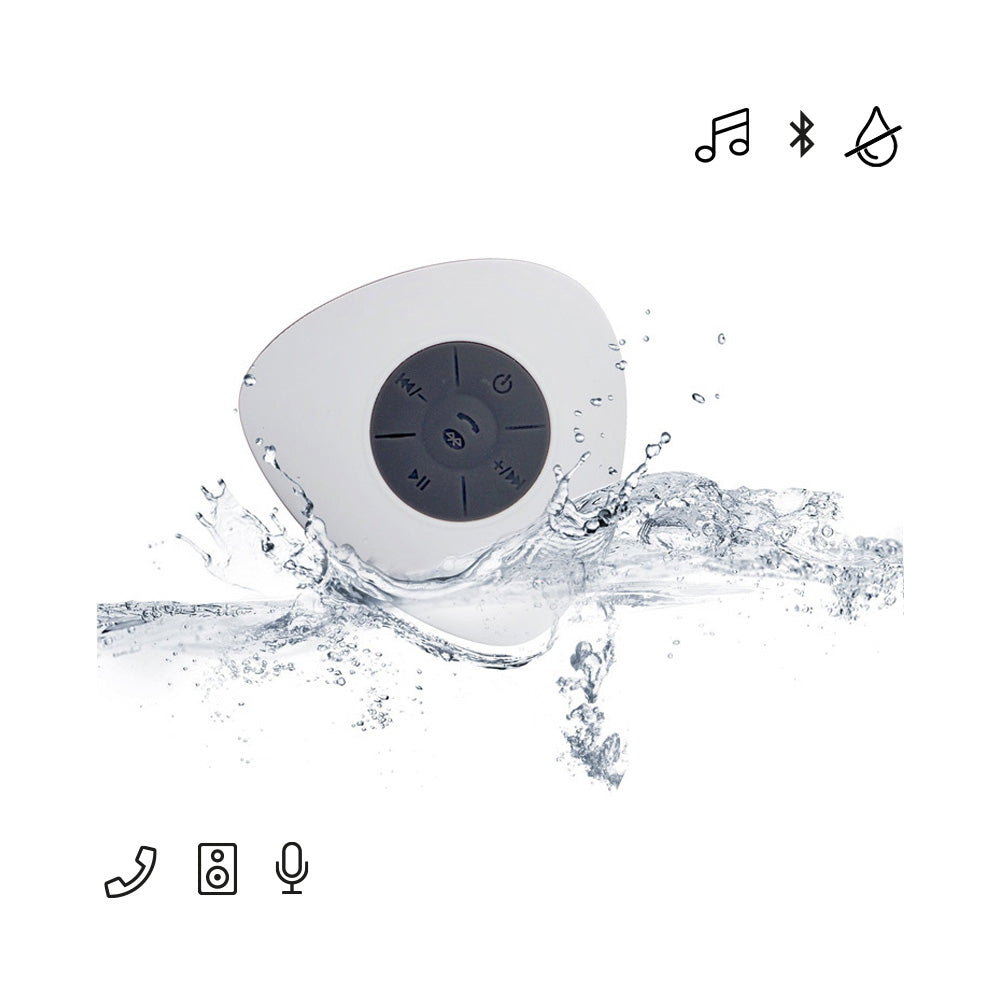 SplashDance White | Spritzfester Bluetooth-Lautsprecher | Weiss
