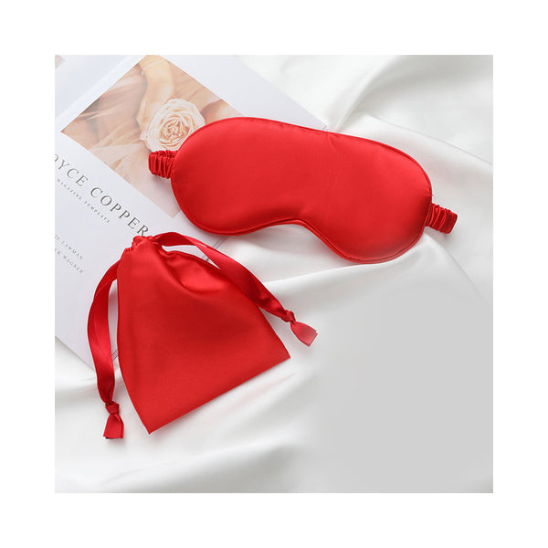 Schlafmaske mit Etui | SleepLove Maske | Aus weichem Seiden-Satin | Für Zuhause oder Unterwegs