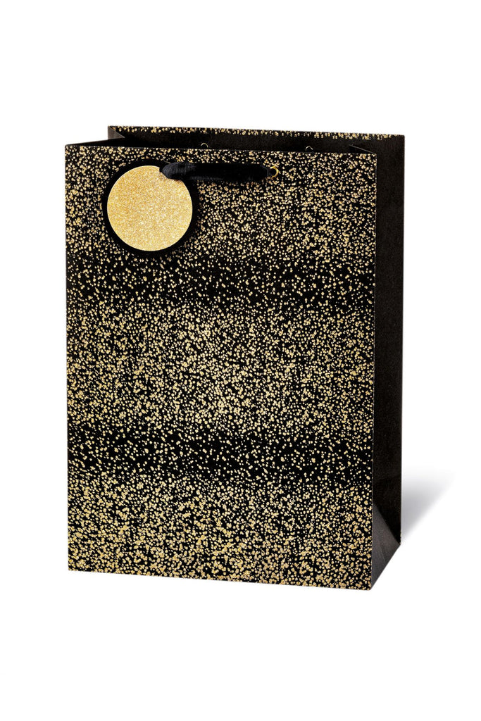 Geschenktaschen | A4 Format | 36 x 26 x 14 cm | Glitter Gold | Collection Sparkling Glitter