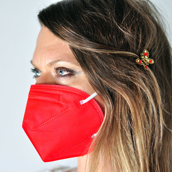 FFP2-Atemschutzmaske Candy Red (Rot) 20er-Packung