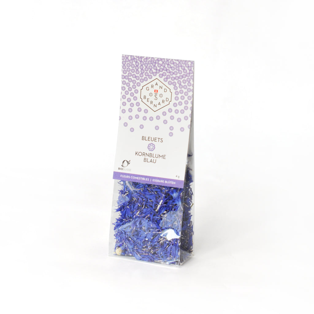 Essbare Blumen zur Dekoration | Blau-Violett | Dekoration von Tellern und Gerichten